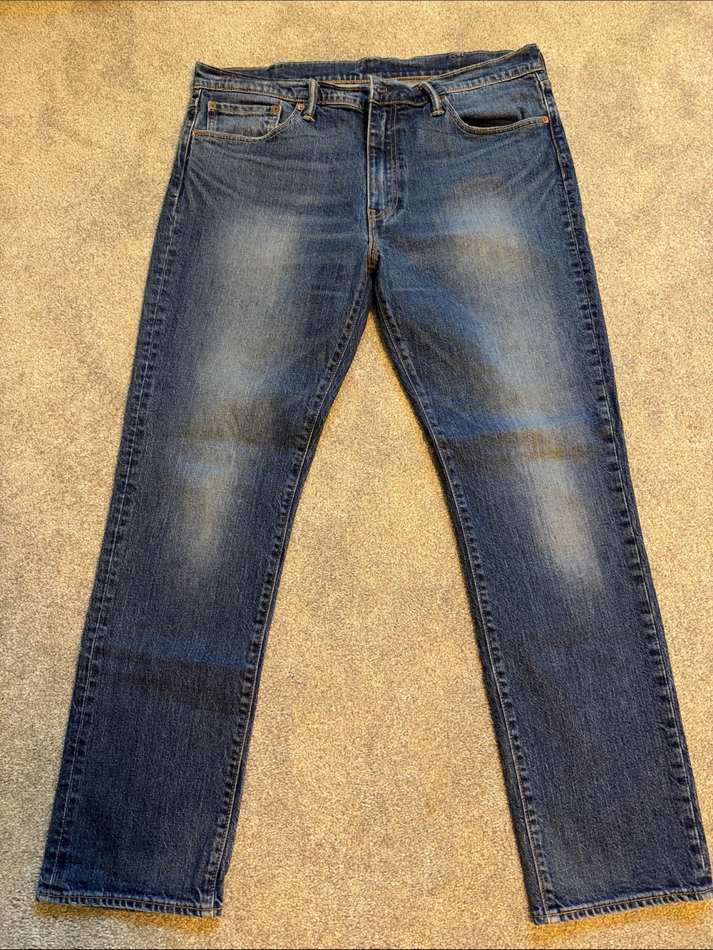 Levi's Men's Dark Blue Straight Jeans